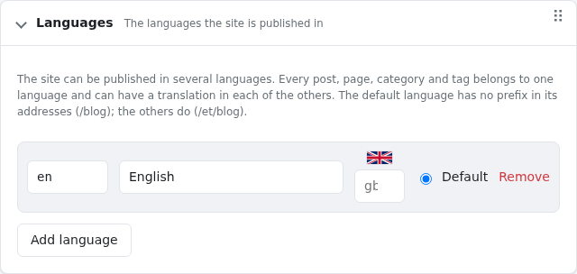 Languages