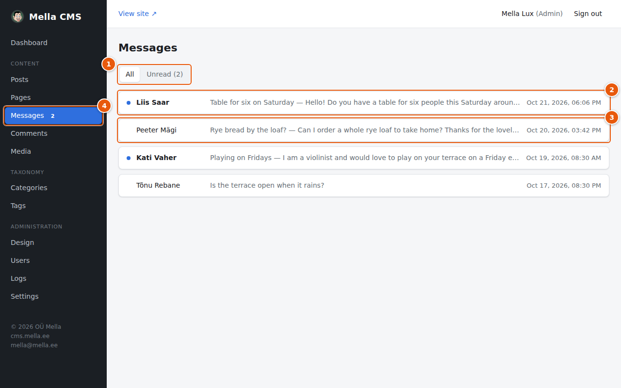 The inbox