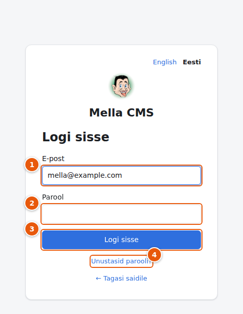 Sisselogimise kuva