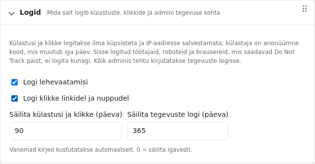 Logide seaded