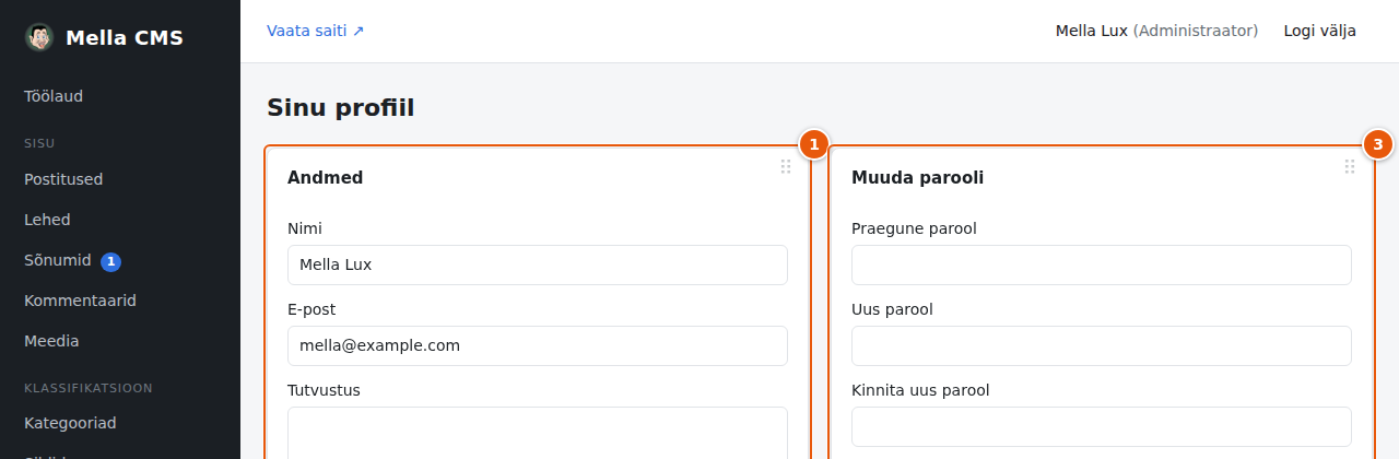 Sinu profiil